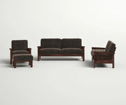 Contemporary Sheesham Wood Sofa set
