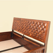 Niwarpati Solid Sheesham Wood Ply-Mix Box Bed