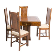 Solid Wood Orson Sheesham Four Seater Dining Table