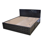 Diamond Solid Sheesham Wood Storage Bed