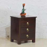 Classic Solid Sheesham Wood Bedside Table