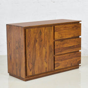 Solid Wooden Clovis Cabinet With Drawers
