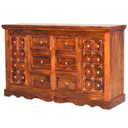 Solid wood Brass Sideboard