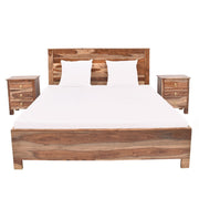 Heritage Line Solid Sheesham Wood Storage Bed