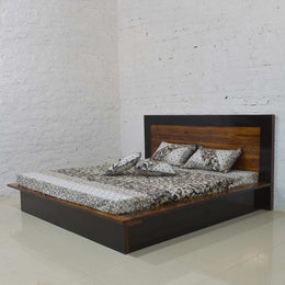 Walken Solid Sheesham Wood Hydraulic Storage Bed