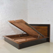 Walken Solid Sheesham Wood Hydraulic Storage Bed