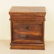 Premium Solid Sheesham Wood Bedside Table