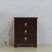 Classic Solid Sheesham Wood Bedside Table