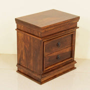 Premium Solid Sheesham Wood Bedside Table