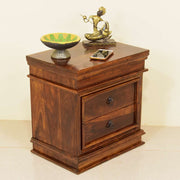 Premium Solid Sheesham Wood Bedside Table