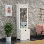Rozwood Arts dressing unit with full-length mirror and sleek compact proportions for contemporary interiors