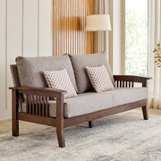 Bregg Wooden Sofa Set 3+1+1 Seater