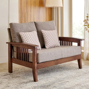 Bregg Wooden Sofa Set 3+1+1 Seater