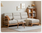 Modern L Shaped 3 seater Sofa | L Sectional Sofa | Sheesham Solid Wood