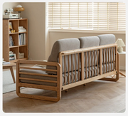 Modern L Shaped 3 seater Sofa | L Sectional Sofa | Sheesham Solid Wood