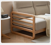 Modern L Shaped 3 seater Sofa | L Sectional Sofa | Sheesham Solid Wood