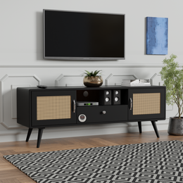 Rozwood Arts Diva TV Unit ( Black Finish)
