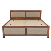 Weston Sheesham Wood King Bed Natural Finish