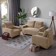 Sofa Yolo  Fabric Sofa Set (Fabric, Coco Brown)