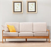 Sheesham Wooden Seater 3+2+1 Sofa Set with Center Table for Living Room