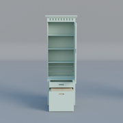 Rozwood Arts dressing unit with full-length mirror and sleek compact proportions for contemporary interiors