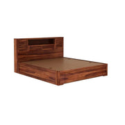 Sterling Sheesham Wood King Bed Honey Finish