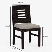 Imperial Home Solid Sheesham Wood 6-Seater Dining Set