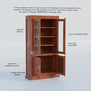 Rozwood Arts Premium Sheesham Wood Storage Cabinet