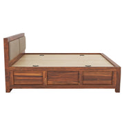Weston Sheesham Wood King Bed Natural Finish