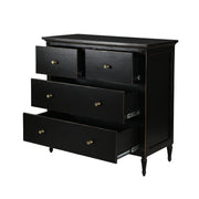 Caldrex Vintage Black Storage Cabinet