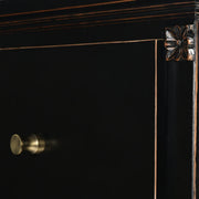 Caldrex Vintage Black Storage Cabinet