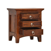 Crisco Solid Sheesham Wood Bedside Table
