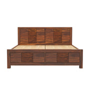 Brooklyn Sheesham Wood King Bed Natural Finish