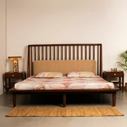 Verona Spindle Solid Sheesham Wood Bed