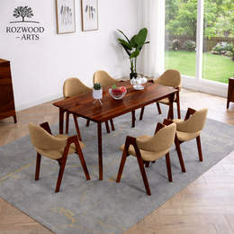 Premium Sheesham Wood Dining Table Set | 4 & 6 Seater Modern Dining Set | Rozwood Arts