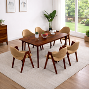 Premium Sheesham Wood Dining Table Set | 4 & 6 Seater Modern Dining Set | Rozwood Arts