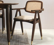 Chinchilla CrownCraft Solid Sheesham Wood 6-Seater Dining Set