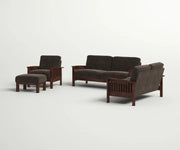 Contemporary Sheesham Wood Sofa set