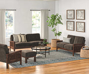 Contemporary Sheesham Wood Sofa set