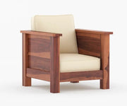 Emma Solid Sheesham Wood Sofa Set
