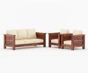 Emma Solid Sheesham Wood Sofa Set