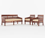 maharaj Solid Sheesham Wood Sofa Set