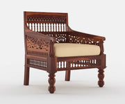 maharaj Solid Sheesham Wood Sofa Set