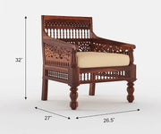 maharaj Solid Sheesham Wood Sofa Set