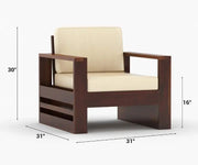 Isla Solid Sheesham Wood Sofa Set