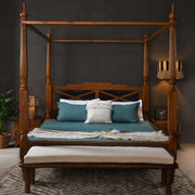 Zorina Solid Sheesham Wood Poster Bed