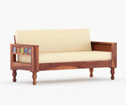 Nonii Solid Sheesham Wood Sofa Set