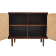 Rovira Weave Solid Sheesham Wood Cabinet
