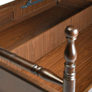 Sirhi Royale Solid Sheesham Wood Hydraulic Poster Bed
