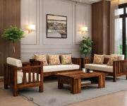 Solid Wood Sheesham 5 Seater Sofas